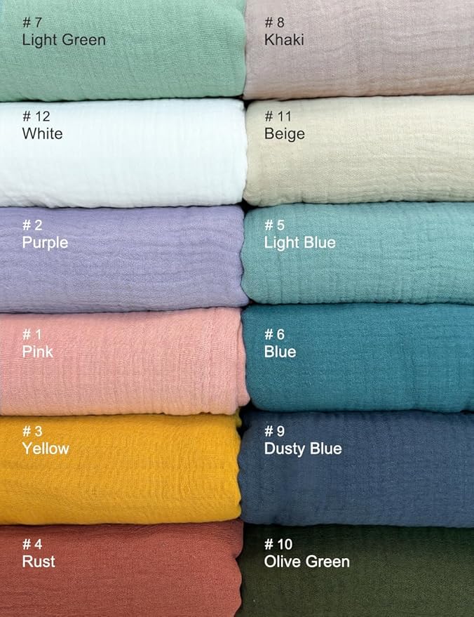 39"x27" Pack and Play Sheets for Baby Boys and Girls, White Neutral Muslin Cotton Small Pack n Play Mattress Pad Cover, 39"x27" Soft and Breathable Baby Sheets for Pack and Play (46P-12)