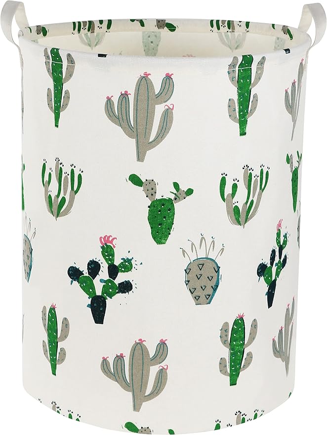 Kids Laundry Basket Kids Hamper Baby Laundry Hamper Toy Storage Bin for Boys Room Decor Nursery Hamper Gift Baskets for Bedroom Bathroom(Green and Gray)
