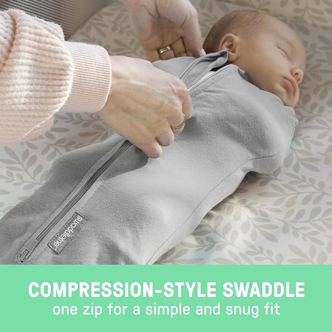 SwaddleMe by Ingenuity Pod, 0-2 Months, 2-Pack - Flower Confetti