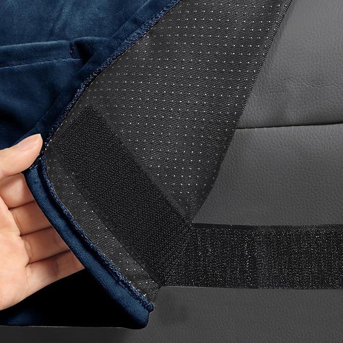 MABOZOO Head Pillow for Recliner Chair with Pocket,Headrest Cushion for Neck Pain Relief and Cervical Support,Recliner Head Pillow for Travel Home Recliner Sofa Armchair(Navy)