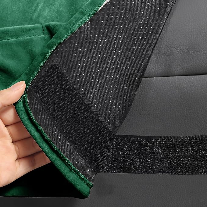 MABOZOO Head Pillow for Recliner Chair with Pocket,Headrest Cushion for Neck Pain Relief and Cervical Support,Recliner Head Pillow for Travel Home Recliner Sofa Armchair(Green)