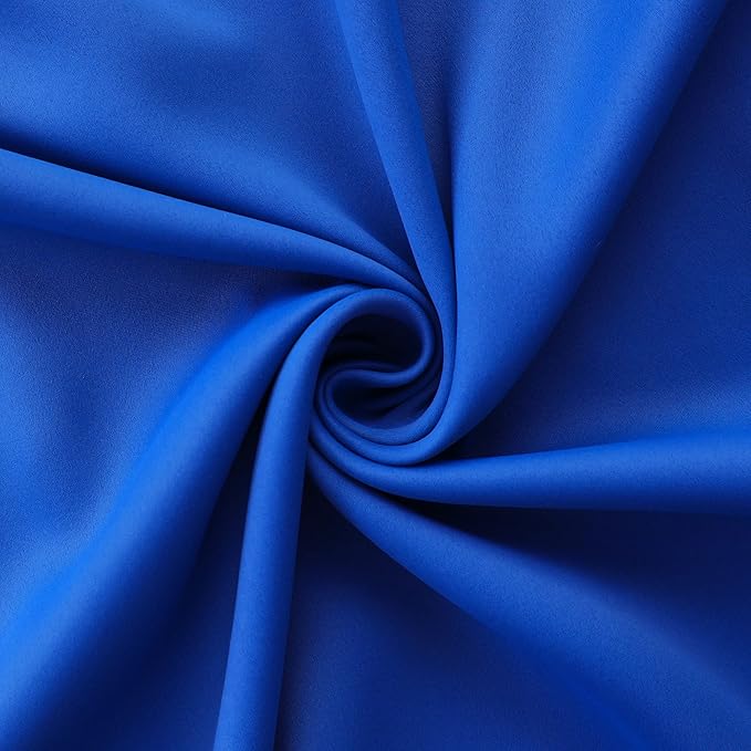 Blue Kids Curtains Blackout for Boys Bedroom 84 Inch Length 2 Panels Set Luxury Gold Yellow Decor Teen Room Darkening Window Coverings Drapes for Living Room Royal Blue 84 Long French Cobalt Blue