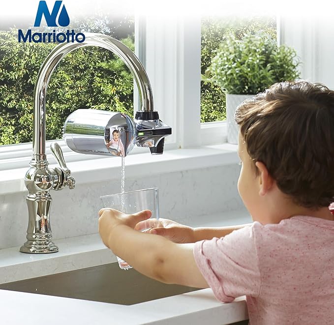 MARRIOTTO Compatible with PUR® water filter replacement, Pur filter replacement faucet compatible with All PUR®, RF9999® and RF-3375, Pur filter replacement faucet, 3 Pack