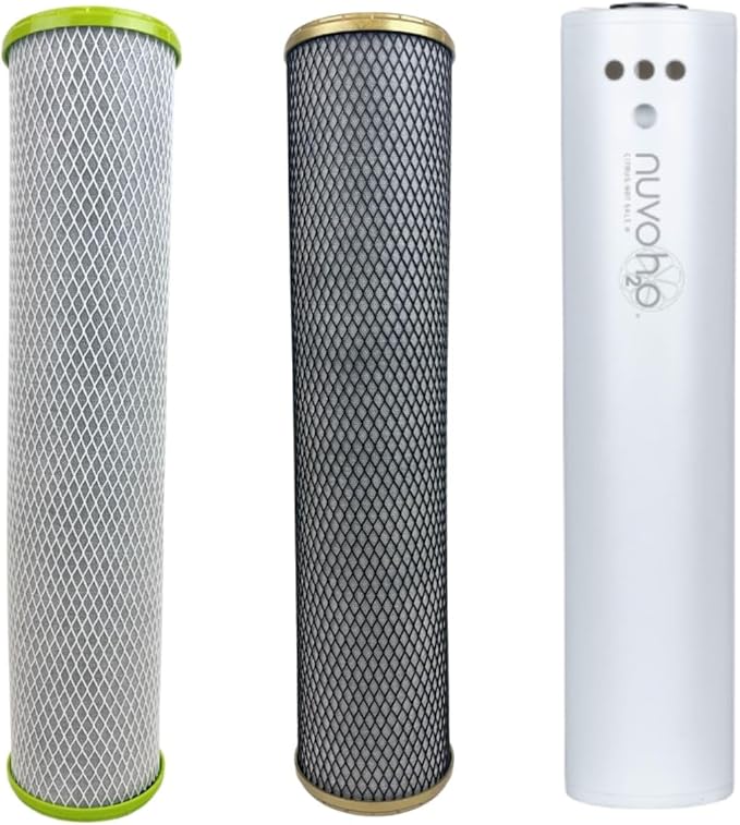Manor Trio System Replacement Cartridges, Carbon and Iron Filters