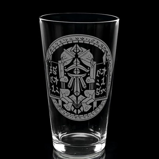 MAGE WARCRAFT Engraved Pint Glass | Inspired by Warcraft | Great Gamer Gift Idea!